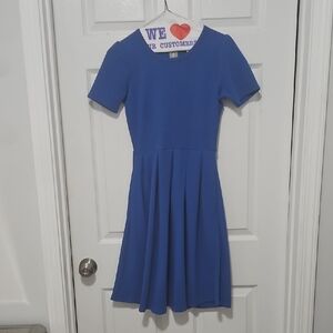 LuLaRoe Women's Casual Dress in Vibrant Blue